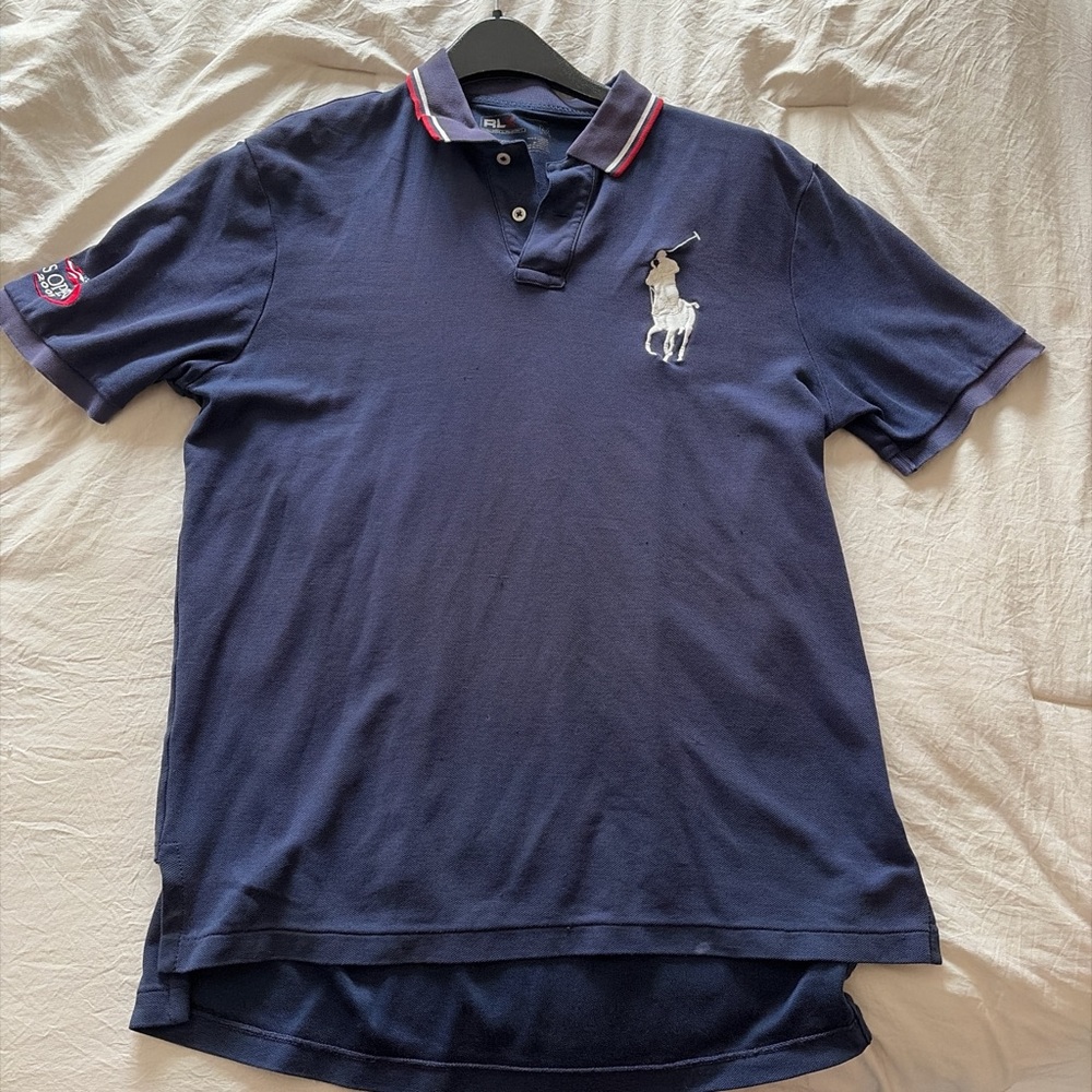 Polo by Ralph Lauren Dark Blue Polo with White Logo